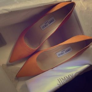 JIMMY CHOO Suede Abel Pumps, 36/6